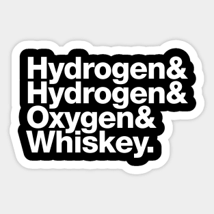 Whiskey Chemistry Sticker